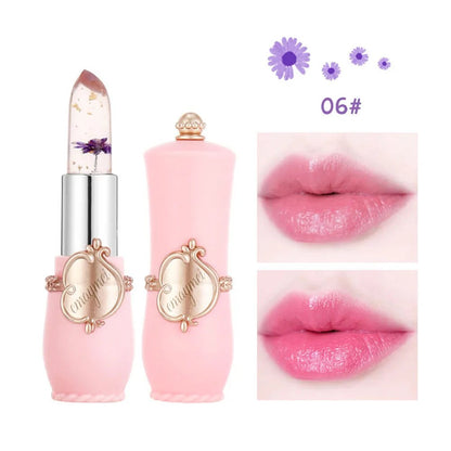 Lippenstift mit Blumendesign